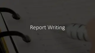 Understanding the Types and Significance of Report Writing