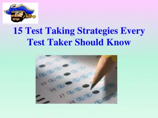 Effective Test Taking Strategies for Success