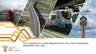 Marine Pollution Prevention Amendment Bill Overview