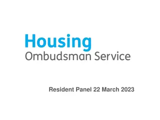 Resident Panel Meeting Highlights and Progress Update