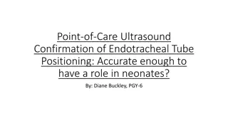 Point-of-Care Ultrasound in Neonatal ETT Positioning