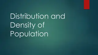 Distribution and Density of Population.