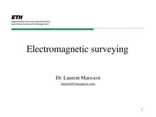 Electromagnetic Surveying Methods and Applications