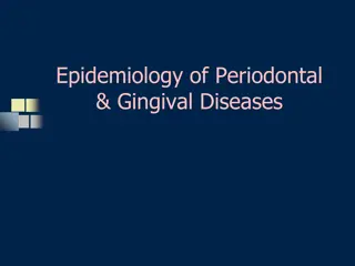 Epidemiology of Periodontal & Gingival Diseases