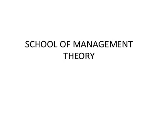 Evolution of Management Theories: Classical Approach and Scientific Management