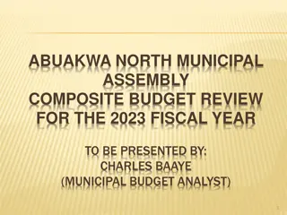 Abuakwa North Municipal Assembly Composite Budget Review 2023