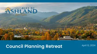 City of Ashland Council Planning Retreat Highlights