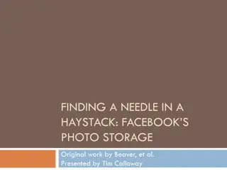 Facebook's Needle-in-a-Haystack Photo Storage Challenge