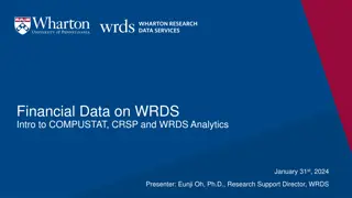 Understanding Financial Data on WRDS Platform