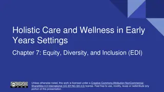 Promoting Equity, Diversity, and Inclusion in Early Years Settings