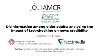 Impact of Fact-Checking on Credibility Among Older Adults