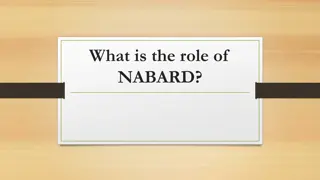 Role of NABARD in Rural Development and Agriculture Financing