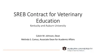 Veterinary Education Contract Between Kentucky and Auburn University