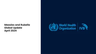 Global Measles and Rubella Update - April 2024