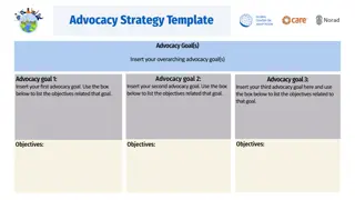 Advocacy Strategy Template