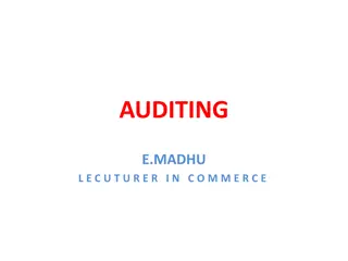 Understanding Auditing in Commerce: Key Concepts and Objectives