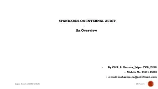 Overview of Internal Audit Standards and Accounting Standards