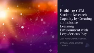 Enhancing Student Research Capacity through Inclusive Learning with Lego Serious Play