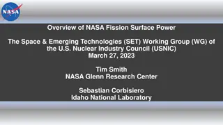 NASA Fission Surface Power Overview: Enabling Sustainable Exploration of Moon and Mars