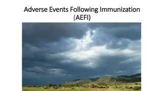 Understanding Adverse Events Following Immunization (AEFI)