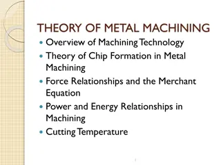 Introduction to Metal Machining Processes