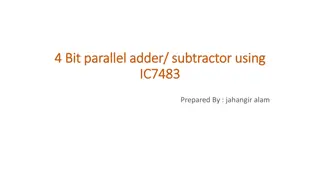 Understanding 4-Bit Parallel Adder/Subtractor IC7483