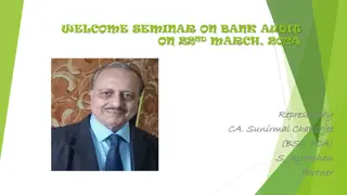 Bank Audit Seminar on 22nd March 2024 - LFAR Questionnaire Overview