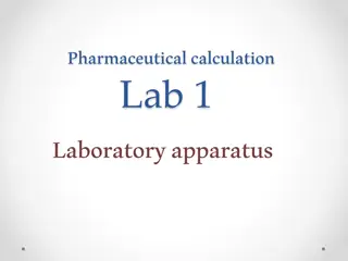 Understanding Pharmaceutical Calculations and Laboratory Apparatus