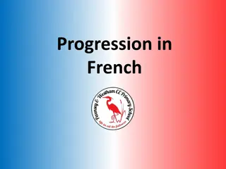 Year 3 French Progression and Learning Objectives