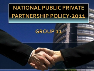 National Public Private Partnership Policy 2011