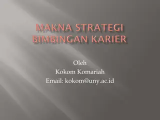 Career Guidance Strategies