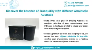 Discover the Essence of Tranquility with Diffuser Wholesale Australia
