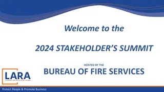 Welcome to the 2024 Stakeholder's Summit by the Bureau of Fire Services