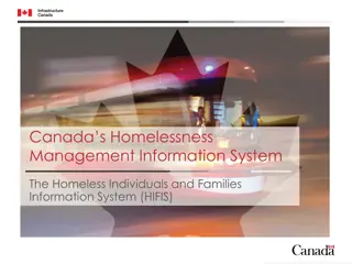 Canada's Homelessness Management Information System (HIFIS) Overview