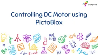 Controlling DC Motor using PictoBlox