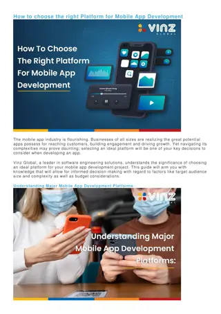 How to choose the right Platform for Mobile App Development