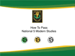 How To Pass National 5 Modern Studies