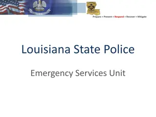 Emergency Services Unit and Hazardous Materials Management in Louisiana