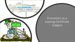 Explore Economics as a Leaving Certificate Subject
