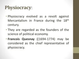 Understanding Physiocracy: The Economic Philosophy of Francois Quesnay