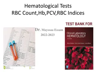 Understanding Hemoglobin Tests and Hematocrit in Blood Analysis