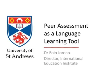 Enhancing Language Learning Through Peer Assessment