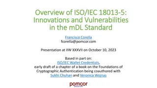 Innovations and Vulnerabilities in ISO/IEC 18013 mDL Standard