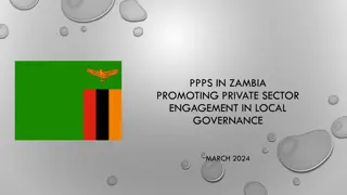 Promoting Private Sector Engagement in Local Governance through PPPs in Zambia