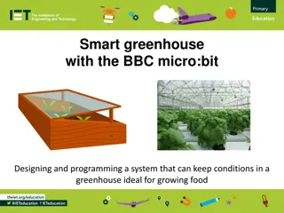 Designing a Smart Greenhouse System with BBC micro:bit for Ideal Food Growth