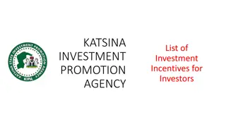 Investment Incentives in Katsina: Federal and State Offerings