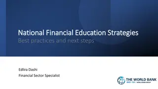 National Financial Education Strategies and Best Practices