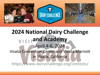 2024 National Dairy Challenge and Academy Overview