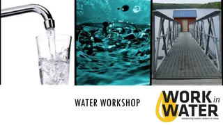 Exploring Water Workshops and Drinking Water Sources