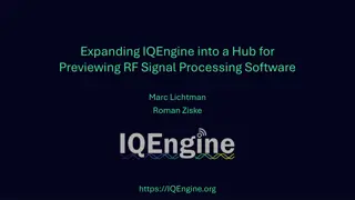 Expanding IQEngine: A Hub for Previewing RF Signal Processing Software